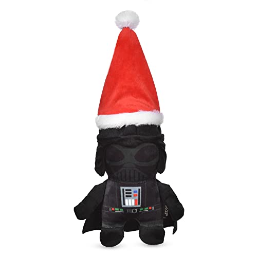 STAR WARS for Pets Dog Toy Darth Vader Toy for Holidays | Santa Darth Vader Dog Squeaky Toy Dog Chew Toy | Holiday Dog Toy Plush Toys | 9 Inch Small Dog Toy (FF19885-22) - color: Darth Vader Santa '22, size: 9 Inch