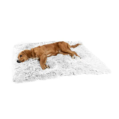 Best Friends by Sheri Calming Shag Dog Blanket – Ultra Soft Faux Fur Pet Throw, Anxiety-Relief, Lightweight Warm Bed Cover for Dogs and Cats, Machine Washable, Frost Gray, 30" x 40" - color: Frost, size: 30" x 40"