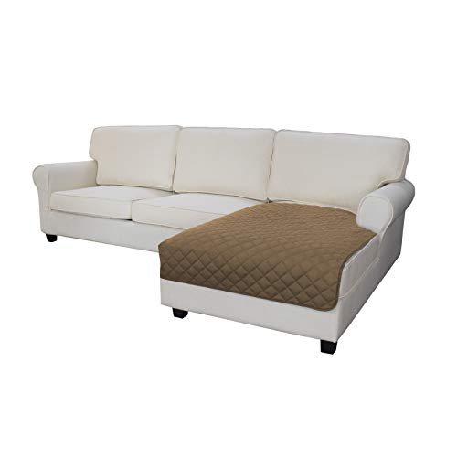 Easy-Going Sectional Couch Covers for Dogs L Shape Sofa Cover Reversible Sofa Slipcover Chaise Lounge Cover Furniture Protector Cover for Pets Dog Cat (42 x 52 inches, Camel/Camel) - color: Camel/Camel, size: 42" x 52"