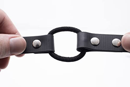 Educator Quick Snap 3/4-Inch Dog Training Collar Strap – ONLY Fits ME-300, ET-300/400, EZ-900, PE-900 & PG-300 – Biothane Bungee Collar for Small & Medium Dogs, Black - color: Black