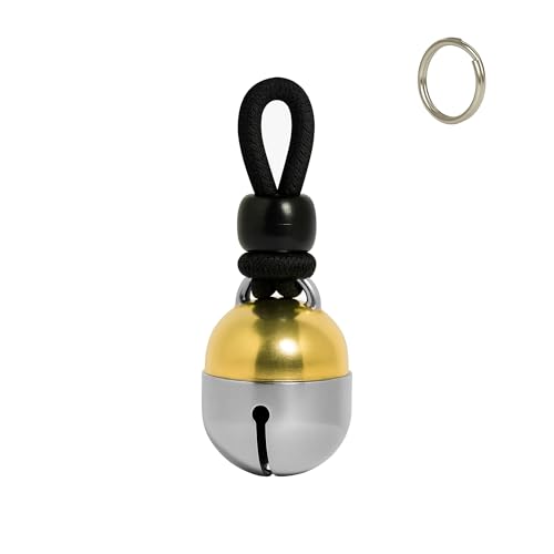 Noble Bells - Handmade in USA, Extra Loud Collar Bell for Cats and Dogs, Premium Brass and Nickel Silver - size: Large