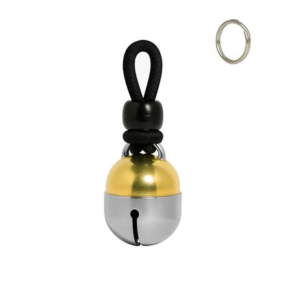 Noble Bells - Handmade in USA, Extra Loud Collar Bell for Cats and Dogs, Premium Brass and Nickel Silver - size: Large
