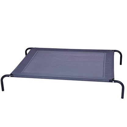 Giantex Elevated Pet Bed for Medium Large Dogs, Keep Pets Cool, Portable Raised Pet Cot Indoor Outdoor Camping, Waterproof Breathable Mat Steel Frame, Easy Assembly (X-Large) - size: X-Large