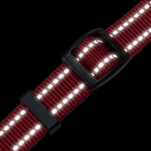 EXCELLENT ELITE SPANKER No Pull Dog Harness Adjustable Nylon Step-in Easy Pet Vest Chest Strap with Reflective and Leash Ring for Small Medium Large Breed Dogs Training Walking(Red-M) - color: Red, size: M