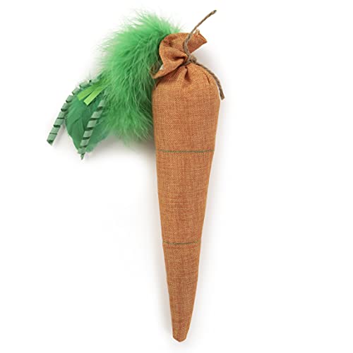 SmartyKat Kolossal Karrot Crinkle Kicker Catnip Cat Toy - Orange, Jumbo - style: Kolossal Karrot