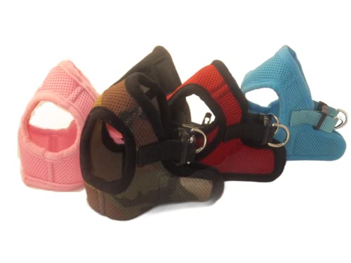 Soft No Pull Step-in Dog Harness Small Dog XXS XS Vest for Teacup, Chihuahua, Yorkie, Pomeranian Dog Vest Harness for Puppy Comfy Camo Mesh for Puppies (XL 17.5"-19.5" 13-17 lbs) - color: Camo, size: XL 17.5"-19.5" 13-17 lbs