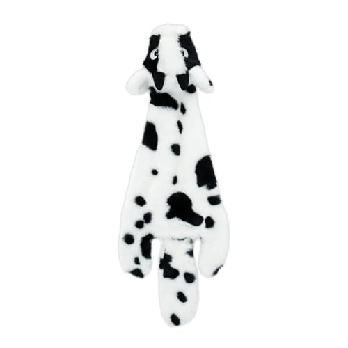 Best Pet Supplies Squeaky Dog Toys with Soft Durable Fabric for Small, Medium and Large Pets Interactive Toy for Indoor Play, Supports Active Biting and Play - Cow, Small - color: Cow, size: Small