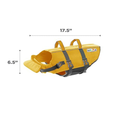 Outward Hound Granby Splash Yellow Dog Life Jacket, Large - color: Yellow, size: Large (Chest Girth: 28"-32")