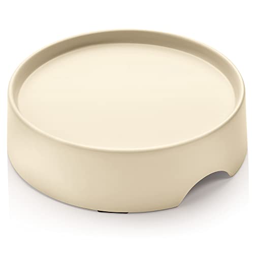 CatGuru Food Table for Cat Bowls, Elevated Feeding Station for Cat Food Bowl, Raised Stand for Pet Food and Water Bowls, Pet Feeder for Indoor Cats, Stress Free Stand for Pet Dishes or Plates (Sand) - color: Sand