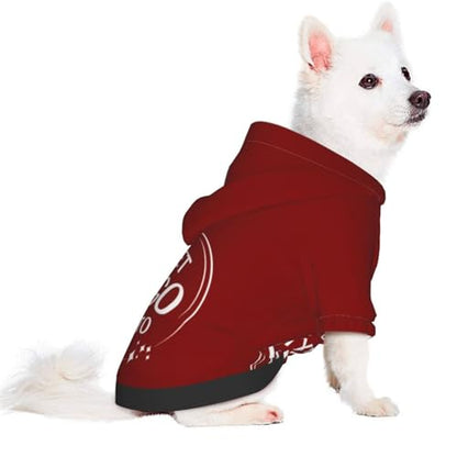 Custom Dog Hoodie Personalized Pet Pullover Hoodie Design Your Own Text Image for Small Dogs Puppy Cat Kitten Clothes Dog Shirt Customizable Customized Puppy Apparel Gifts Maroon Pet Hoodies - color: Maroon, size: Medium