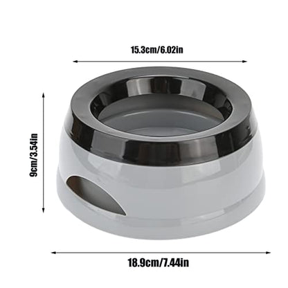 Dog Water Bowl 750ml Large Acity Hygienic Safe Dog Slow Water Feeder for Travel Car