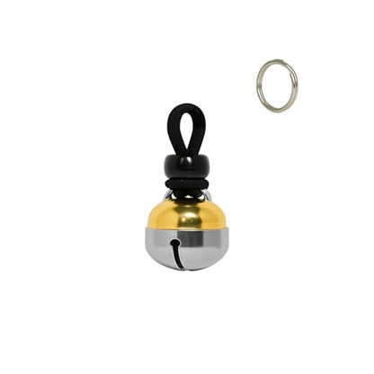 Noble Bells - Handmade in USA, Extra Loud Collar Bell for Cats and Dogs, Premium Brass and Nickel Silver - size: Extra-Small