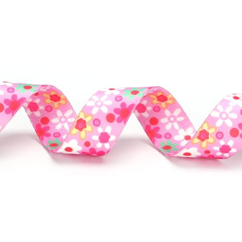 Personalized Custom Customized Silent No Jingle Dog Collar with Engraved ID Dog Name Phone Number/Dog Collars for Puppy X-Small Small Medium Large X-Large Boy Girl Dogs-Pink Flower-XS - color: 17 Pink Flower, size: X-Small (0.6" *7.8"-11.8")