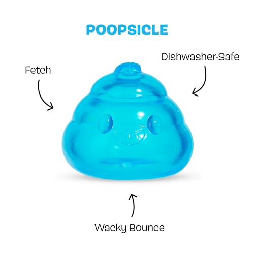 Barkbox Poopsicle Dog Toy for Medium Dogs – Perfect for Fetch and Hiding Treats, Offering a Rewarding Challenge for Dogs and Puppies - style: Poopsicle
