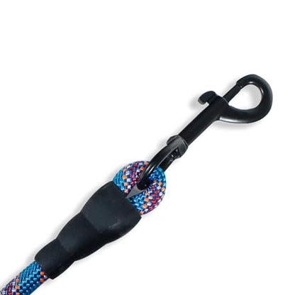Pet Fit For Life Heavy Duty 30 Ft Bungee Tie Out Cable for Safe Outside Dog and Puppy Yard Play with Stretch Resistance and Dual Clasps - Pairs with PFFL Dog Anchor Stake for Small/Medium/Large Dogs