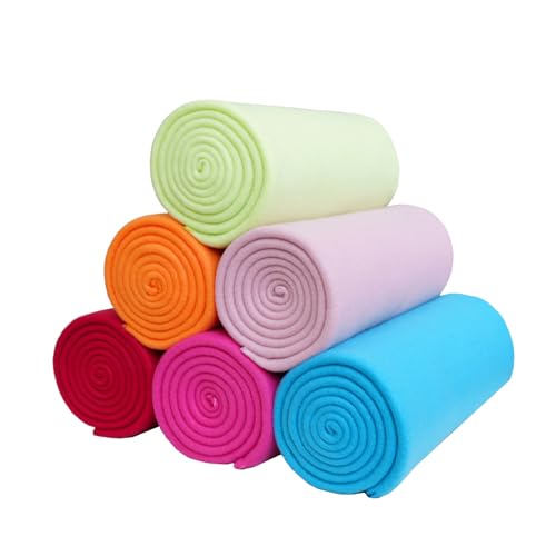 ZYFZCYBL Fleece Blanket Bulk Pack of 6 Cozy Fleece Throw Blankets 50x60 Warm Soft Lightweight Breathable Pet-Friendly for Bed Sofa Camping Wedding Gifts（Assorted 4） - color: Assorted 4