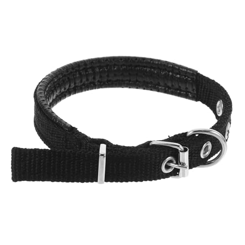 SUPVOX Adjustable Soft Polyester Pet Collar Buckle Comfortable Wear-Resistant Neck Decor for Cats and Puppies
