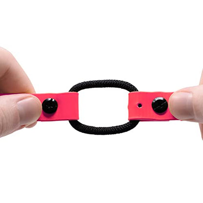 Educator 3/4-Inch Dog Training Collar Strap ONLY Fits ME-300 ET-300/400 EZ-900 PE-900 PG-300 Receivers NOT FE-580 ET-800 UL-1200 Quick Snap Biothane Bungee Collar 33 Inch, Pink - color: Pink