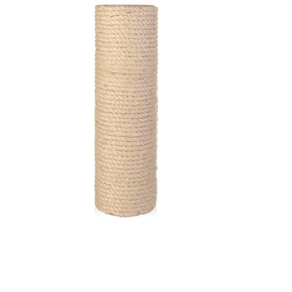 TRIXIE Replacement Sisal Post for Cat Scratching Posts, Backup Scratcher for Indoor Cat Furniture, Trees and Towers, 3.5 in x 11.8 in (9 x 30 cm) - size: 9/30 cm
