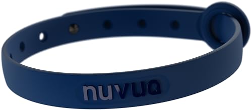 Break Away Collar for Cats - Soft, Thin, and Lightweight Safety Buckle Collar with Name Tag Ring for Outdoor Cats and Sensitive Skin Kittens by Nuvuq (6 ⅞" to 10 ¼", Dark Blue) - color: Blackberry Blue