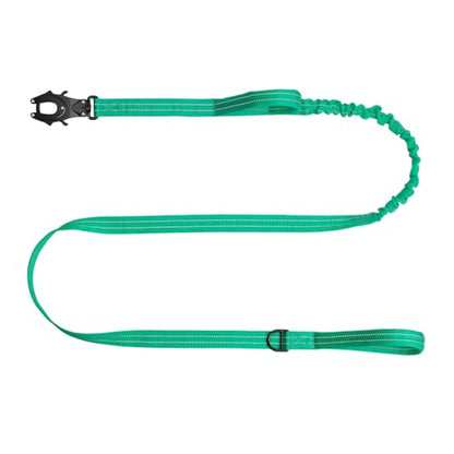 ICEFANG Tactical Dog Leash,K9 Training Walking Bungee Lead with 2 Control Handle,Heavy Duty Quick Release Metal Clasp,for Medium Large Breed (Teal, 6 FT) - color: Teal, size: 6 FT