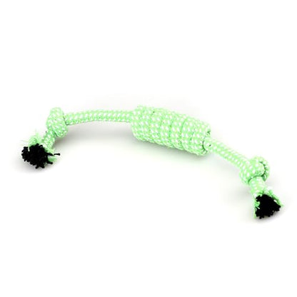 Dog Chew Rope Toys, Set of 9, Cotton Teething Ropes for Small and Medium Dogs, with Ball, Tug-of-War Toys, Fetching Bone and Sandal