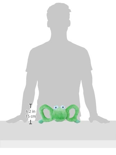 Jolly Pets Jolly Tug-a-Mal Frog Tug/Squeak Toy, Large - color: Frog, size: Large