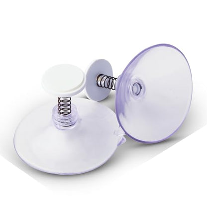 Suction Cup with Deko Spring – Heavy-Duty, Strong Grip for Secure Attachment Multi-Purpose Use for Home & Office - Pack of 10