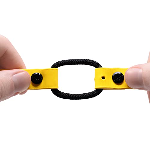 Educator 3/4-Inch Dog Training Collar Strap–ONLY Fits ME-300, ET-300/400, EZ-900, PE-900 & PG-300 Receivers – NOT Compatible with FE-580, ET-800 or UL-1200–Quick Snap Biothane Bungee Collar, Yellow - color: Yellow