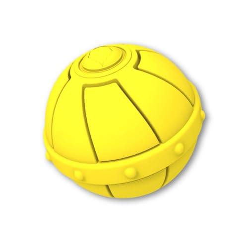 Fenrir - Dog Ball - High Bouncing Yellow Rubber for Fetch & Recall - 2.5 Inch Durable Floating Dog Toy - Water Retrievable Interactive Ball for All Breeds (Medium 2 Pack) - size: Medium 2 Pack