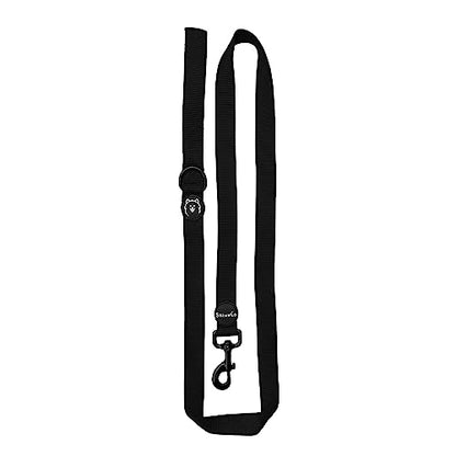 ShawnCo Dream Walk Dog Leash- Premium, Nylon Pet Leash with Soft Neoprene Handle for Small, Medium and Large Dogs (Midnight, Small) - color: Midnight, size: Small
