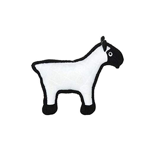 TUFFY World’s Tuffest Soft Dog Toy – Barnyard JR Series, Sheep, 2 Pack - color: Sheep, size: Jr 2 Pack