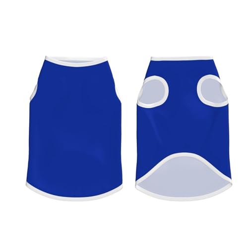 SWEET TANG Dog T-Shirt with UPF 50+ Sun Protection, Blue Lightweight Breathable Quick Dry for Medium Large Dogs, 3X-Large - color: Pattern (441), size: 3X-Large