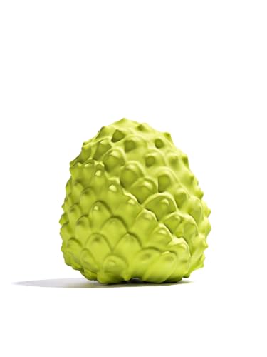 MewaJump Dog Squeaky Toys for Aggressive Chewers, Interactive Natural Rubber Chew Toy for Small Puppy Dogs, Tough Dog Toys for Medium Breed, Keep Dogs Busy, Training and Cleaning Teeth - color: Fruit-green