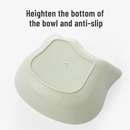 3Pcs Shallow for Bowl Fatigue Pet Food Bowls Wide Non Slip Dish for Kitten Puppy Short Legged Cats