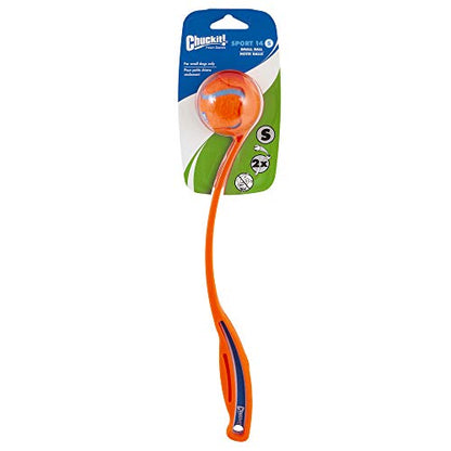 Chuckit! Ultra Ball Dog Toy (Small) and ChuckIt! Sport 14S Dog Ball Launcher
