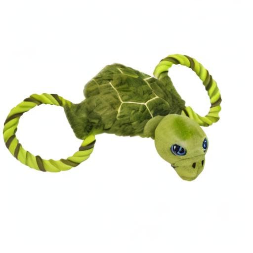 Jolly Pets Jolly Tug-a-Mal Turtle Tug/Squeak Toy, Small - color: Turtle, size: Small