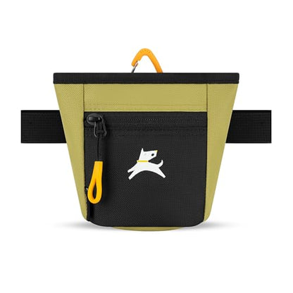 OllyDog Goodie Treat Bag, Dog Treat Pouch, Waist Belt Clip for Hands-Free Training, Magnetic Closure, Dog Training and Behavior Aids, Three Ways to Wear (Alchemy) - color: Alchemy