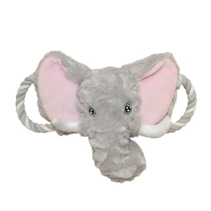 Jolly Pets Jolly Tug-a-Mal Elephant Tug/Squeak Toy, Extra Large - color: Elephant, size: XL