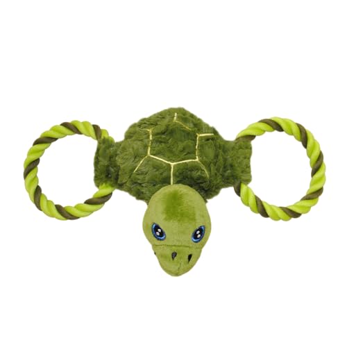 Jolly Pets Jolly Tug-a-Mal Turtle Tug/Squeak Toy, Medium (JTA73) - color: Turtle, size: Medium