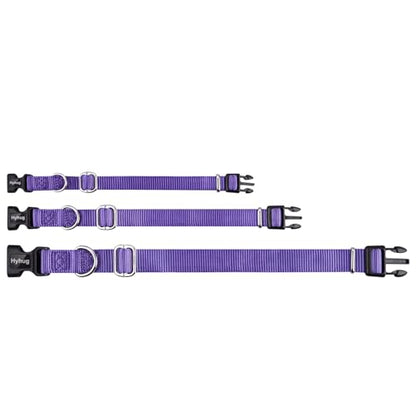 Small Dog Collar Quick-Release Purple| Heavy-Duty Nylon Puppy Collar, Adjustable & Durable Pet Supplies for Boy & Girl Dogs (Small, Ultra Violet) - color: Ultra Violet, size: Small