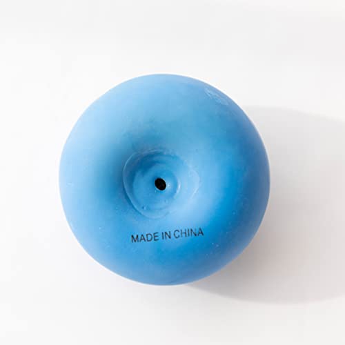 Dog Chew Toy with Squeaker Soft Flexible for Small Dogs Puppy Training Blue Yellow