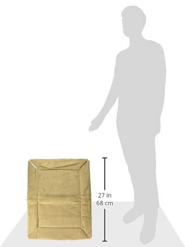 K&H Pet Products Self-Warming Crate Pad, Warming Dog Crate Bed, Machine Washable Dog Crate Mat, Tan Small 20 X 25 Inches - color: Tan, size: Small (20 in x 25 in)