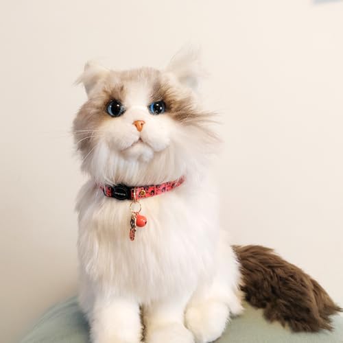 2 Pack Breakaway cat Collars with Bell,Safety Quick Release Pendant Cute Kitten Collar,Adjustable 20-30cm (Halloween2, 20-30cm) - color: Halloween2