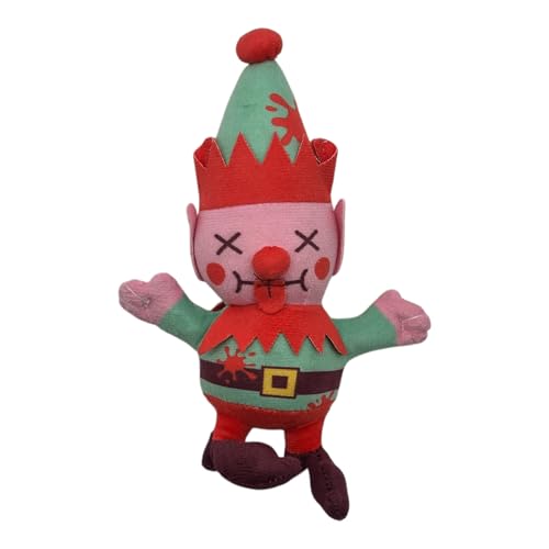 Crazy Dog T-Shirts Funny Christmas Elf Catnip Plush – Sarcastic Holiday Kicker for Indoor Cats – Soft Stuffed Chew Gift for Kittens – Cute Pet Present for Playful Felines - color: Elf