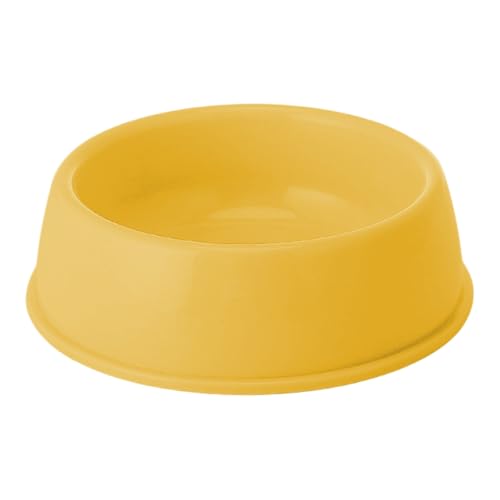 Heavy Duty Non-Slip Pet Bowl for Cats & Dogs - Thickened Spill-Proof Food & Water Dish with Wide Base, Tip-Proof Design for Pet Owners - color: Yellow