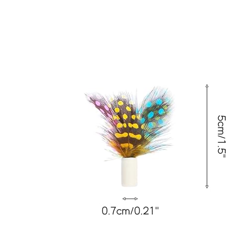 Feather Replacement for Cat Toys - size: 9