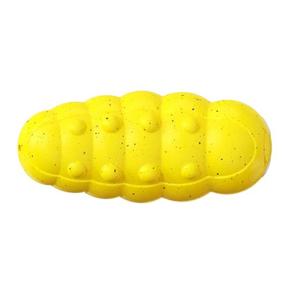 Dog Chew Toys, Squeaky Interactive, for Aggressive Chewers, TPR Rubber, Tough and Durable (Yellow) - color: Yellow