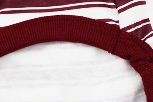 Dog Onesies PJs for Small Dogs, Puppy Striped Pattern Pajamas, Girl Boy Clothes, Small - size: Small (3.3-5.5lb)