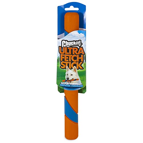 Chuckit! Dog Toy Bundle: 12-Inch Ultra Fetch Stick with 3-Pack Medium 2.5-inch Interactive Fetch Balls Set